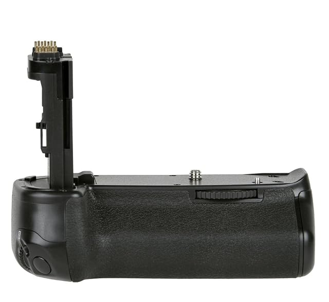 ayex battery grip on a Canon EOS 6D Mark II showing its portrait controls