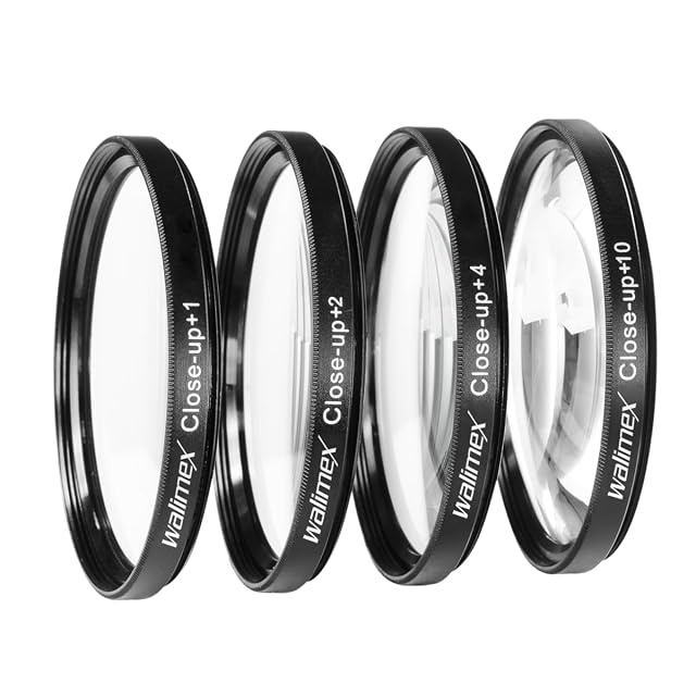Walimex pro close-up lens set of four filters in its protective case
