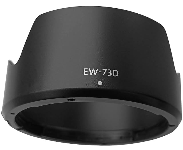 HUIPUXIANG EW-73D petal hood on a Canon RF 24-105 mm lens