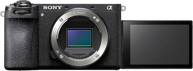 Sony Alpha 6700 black mirrorless camera body seen from the front without a lens