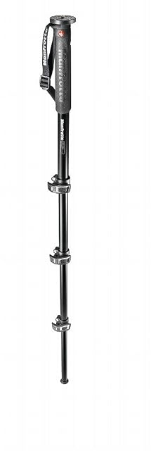 Manfrotto MPMXPROA4 monopod in black with its D-profile tube sections