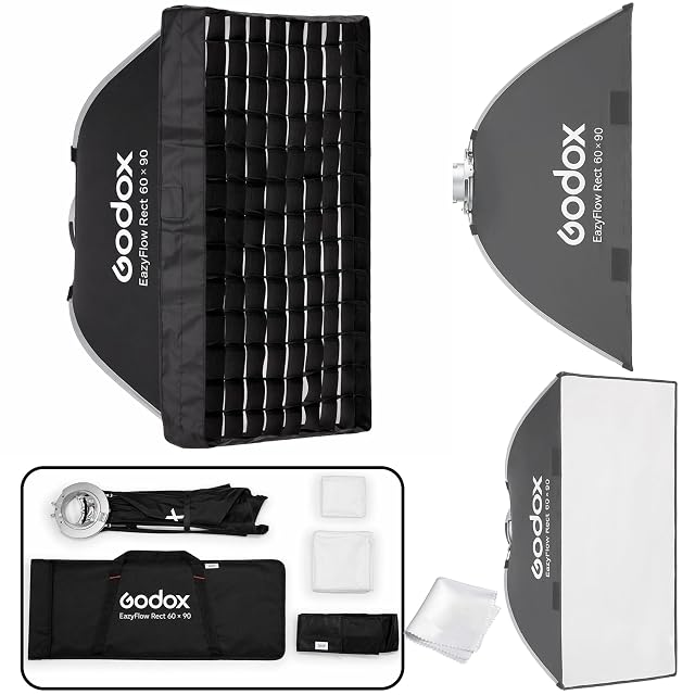 Godox EazyFlow rectangular softbox with its Bowens speed ring